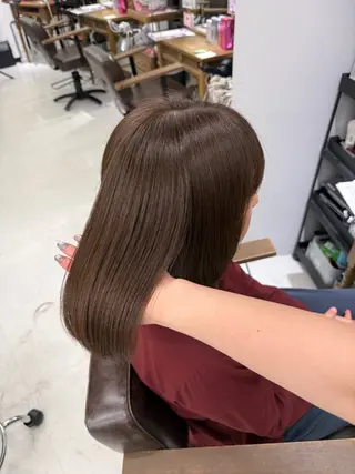 カラー happiness所属・🍒ピンクベージュ /ベージュ🍒なつきのヘアスタイル