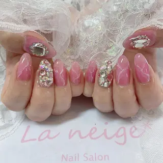 ネイル La neige* yuki 🥯🍑のネイルデザイン