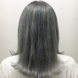 ミディアム カラー JILBLAN京都 ショート/ハイライトのヘアスタイル