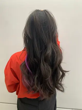 ロング 河内 大慎のヘアスタイル