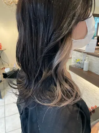 セミロング 韓国風ヘア♡ runaのヘアスタイル