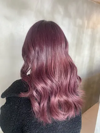 ロング カラー AIN.ANLY.所属・韓国ｶﾞｰﾘｰ 🎀ミスズ🩰のヘアスタイル