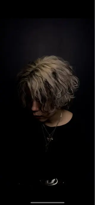 ミディアム カラー パーマ メンズ メンズウルフ特化🐺 🔥長山耕大🔥のヘアスタイル