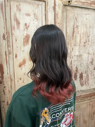 セミロング カラー i.+odori所属・‎Miu‎🤍 モデル様募集中のヘアスタイル