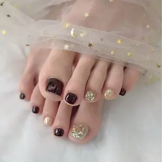 ネイル candy nail 韓国風ワンホンネイルのネイルデザイン
