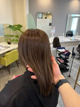 ミディアム 【艶カラー⠀】坂東 要のヘアスタイル