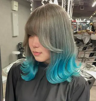 セミロング 🌟ハイトーン/ボブ /RYOJU🌟のヘアスタイル