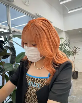 カラー ヘアアレンジ ハイトーンカラー/ miyuuのヘアスタイル