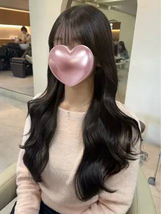 ロング カラー ♡韓国/レイヤー カット/Ayana♡のヘアスタイル