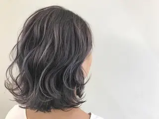 ミディアム due hair 京都駅前店 MILBON オージュア認定サロン【デューヘアー】所属・ハイトーンブリーチ 土坂 由志【京都】のヘアスタイル