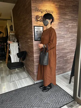 ショート 南草津美容室デザインスペースアース所属・南草津ヘナカラー＆ ストレート★YUMIのヘアスタイル