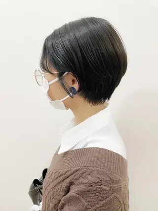 ショート カラー newline銀座所属・👑銀座ショート/ 絶壁補正/金子涼👑のヘアスタイル