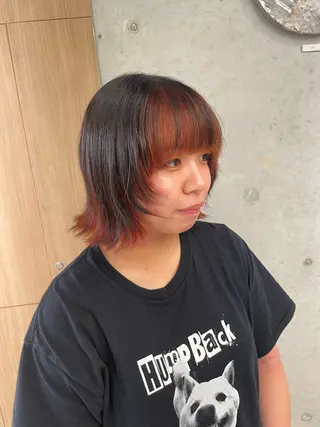ショート カラー Toiro 横浜所属・🎀レイヤー/パーマ カラー/ai🎀のヘアスタイル
