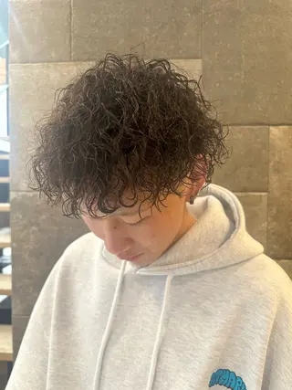 パーマ メンズ darfruto所属・ひな カットモデル募集中✨のヘアスタイル