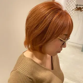 ショート カラー 入江 志穂のヘアスタイル