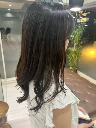 セミロング 美髪×縮毛矯正 水上真由美😘のヘアスタイル