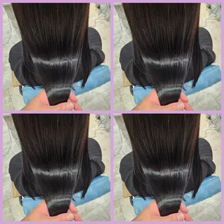 ロング カラー 顔周りレイヤーカット 髪質改善代表西村功平のヘアスタイル