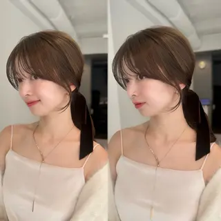 kei/透明感カラー /縮毛矯正/メンズのヘアスタイル