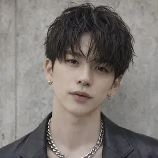 ショート 表参道フェザーパーマ ニュアンスパーマのヘアスタイル