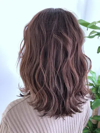 ミディアム カラー ☕️ベージュカラー 内藤光哉☕️のヘアスタイル