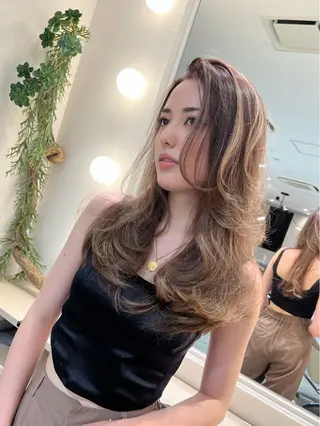 セミロング 🇺🇸海外デザイン iCON TOKYOのヘアスタイル