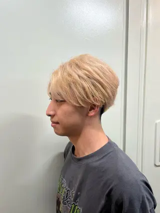 ショート カラー メンズ 韓国風メンズ/毛流れ ヘアなら須田龍世のヘアスタイル