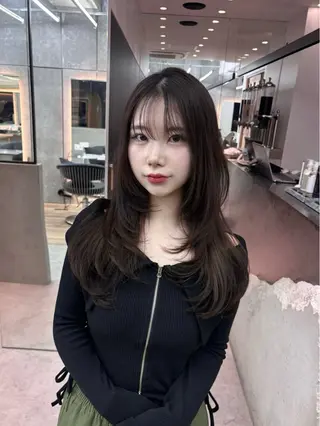 ロング 髪質改善/縮毛矯正/ 韓国ヘア/矢野のヘアスタイル