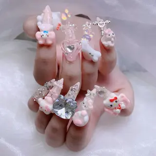 ネイル MoMoA Nail ネイル長さ出し専門店のネイルデザイン