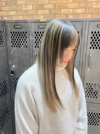 ロング カラー ✨ハイトーン✨ダブル カラー✨シバサキのヘアスタイル