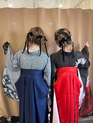 セミロング ヘアメイク/着付 AYAKAのヘアスタイル