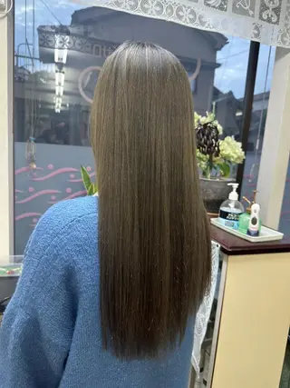 ロング カラー 後藤 弓佳のヘアスタイル