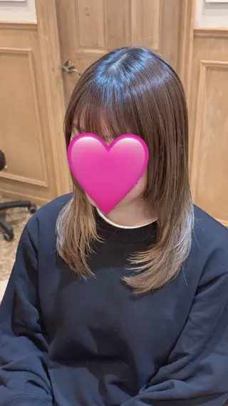 ミディアム GRITTERs所属・岸 風花のヘアスタイル