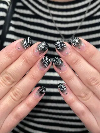 ネイル GO TODAY 吉祥寺Glint所属・うの 韓国ﾈｲﾙ໒꒱⋆⭒˚のネイルデザイン
