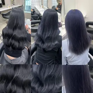 ロング 寒色&ブリーチ特化 寒色MiOのヘアスタイル