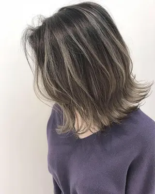 ミディアム カラー grow恵比寿【グロウ】髪質改善/ハイライト/ブリーチ/レイヤーカット所属・奥野 貴史　代表　レイヤーのヘアスタイル