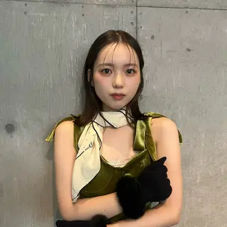 カラー kida nanaeのヘアスタイル