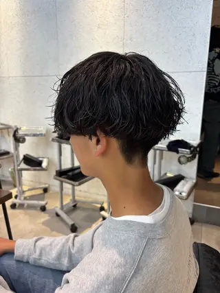 ショート パーマ メンズ men's/perm colorDaijuのヘアスタイル