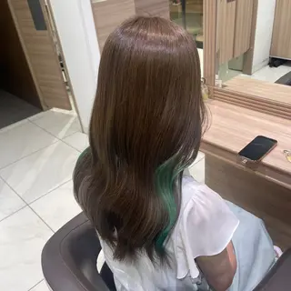 ロング カラー 艶カラー みゆう🎀のヘアスタイル