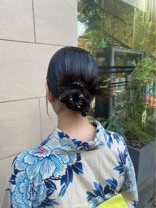 セミロング ヘアセット･ネイル 🎀あんりん🎀のヘアスタイル