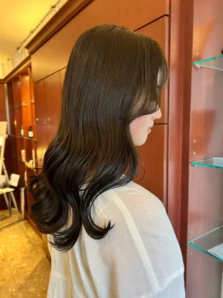 ロング カラー 🌸HONOKA🌸 【グレージュ】のヘアスタイル