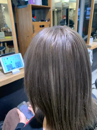 ミディアム カラー ヘアアレンジ ネイル Sia中野新橋 『JUNYA』のヘアスタイル