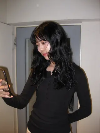 セミロング 今井 香奈恵のヘアスタイル