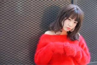 ミディアム セミロング ロング カラー パーマ 髪質改善、エクステ 山口卓哉のヘアスタイル