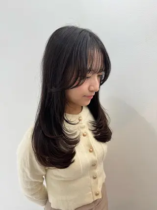 ロング rina/無料 レイヤーカット/上野のヘアスタイル