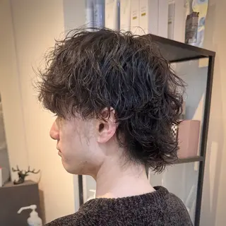 ショート パーマ メンズ GLADMAN'S CUT CLUB 立川所属・メンズ特化✂️ 三上のヘアスタイル
