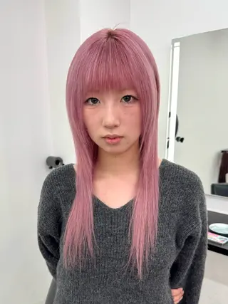 ロング カラー EGO池袋所属・池袋/カラー/ shuのヘアスタイル