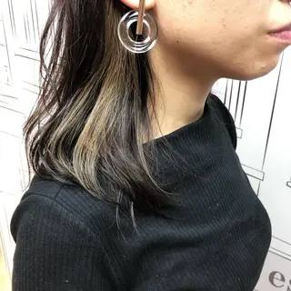 ミディアム カラー レイヤー,ボブ / 彩未のヘアスタイル