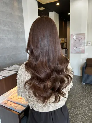 ロング カラー 韓国ヘア🤍ワンホン 🤍あやかのヘアスタイル