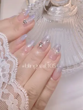 ネイル 23時まで❤︎韓国、 ワンホンネイルのネイルデザイン