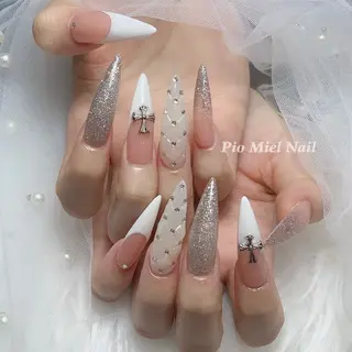 ネイル HANA 長さだしのネイルデザイン